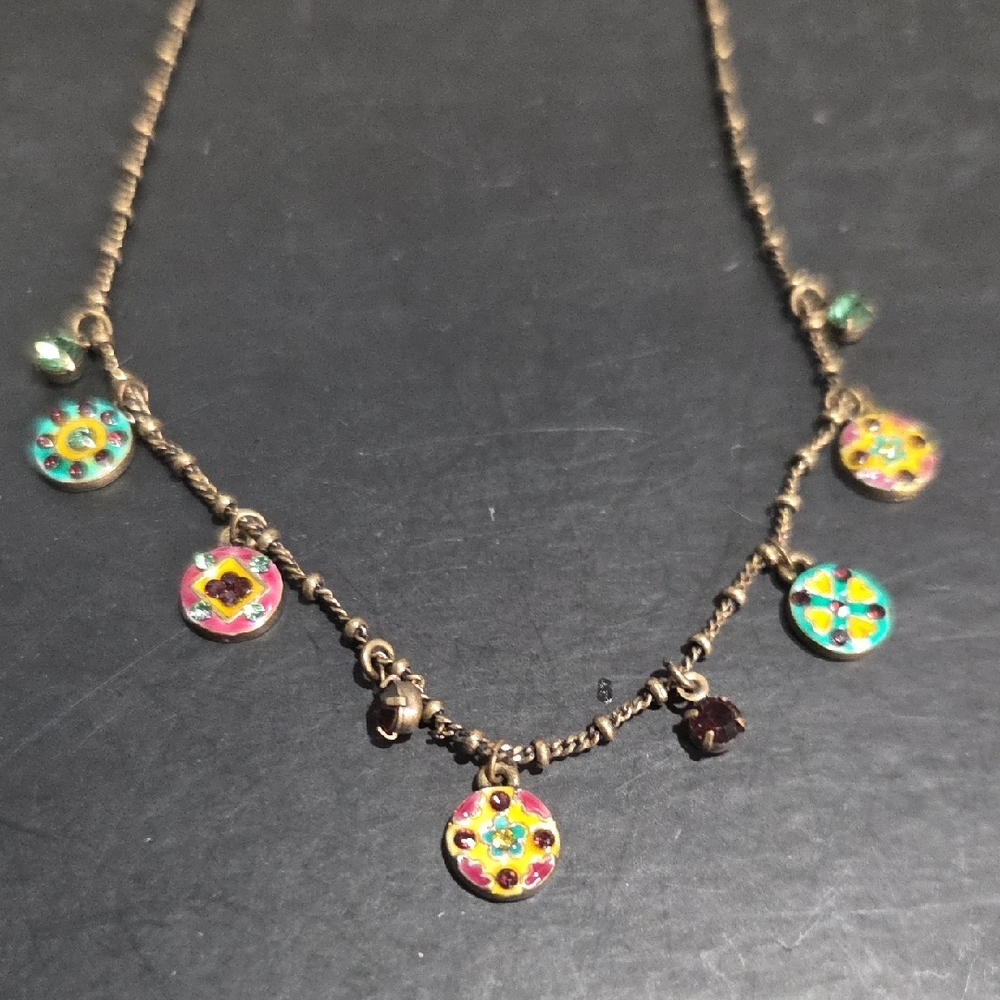 Pilgrim Multicolor Charm Necklace - Picture 3 of 6